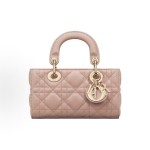 DIOR迪奥 Lady D-Joy 戴妃包 单肩包斜挎包 ⼿提包 超迷你 女款 玫瑰粉色